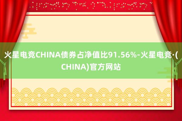 火星电竞CHINA债券占净值比91.56%-火星电竞·(CHINA)官方网站