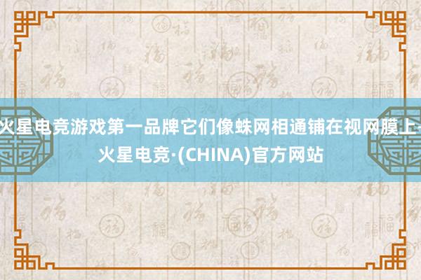 火星电竞游戏第一品牌它们像蛛网相通铺在视网膜上-火星电竞·(CHINA)官方网站