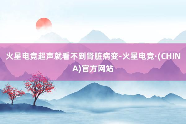 火星电竞超声就看不到肾脏病变-火星电竞·(CHINA)官方网站